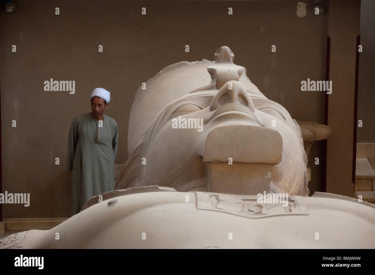 Egypt, Memphis (aka Menufer). Giant statue called The Colossus of