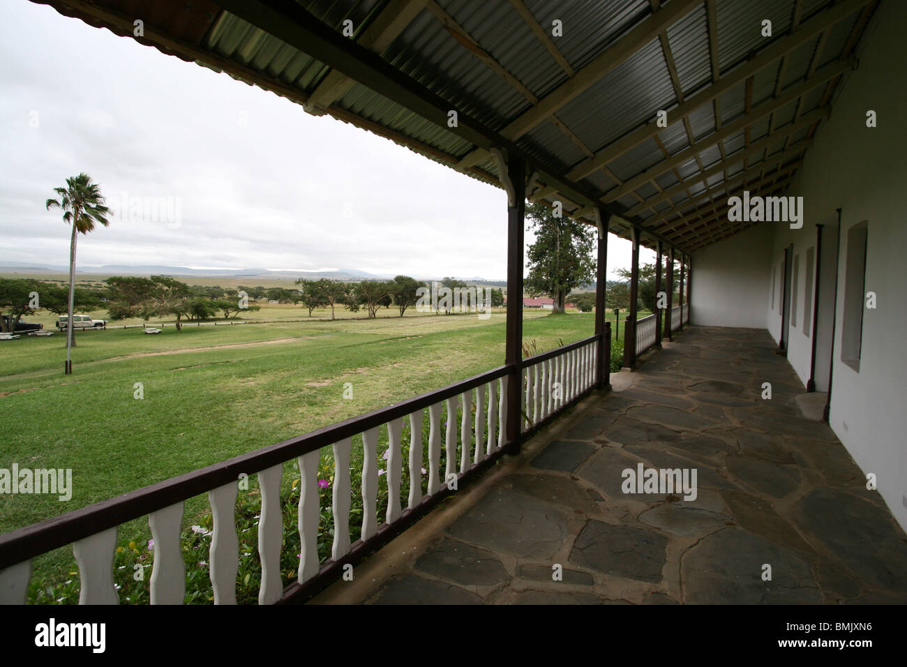 Hospital Veranda, Rorke's Drift, KwazuluNatal, South Africa Stock