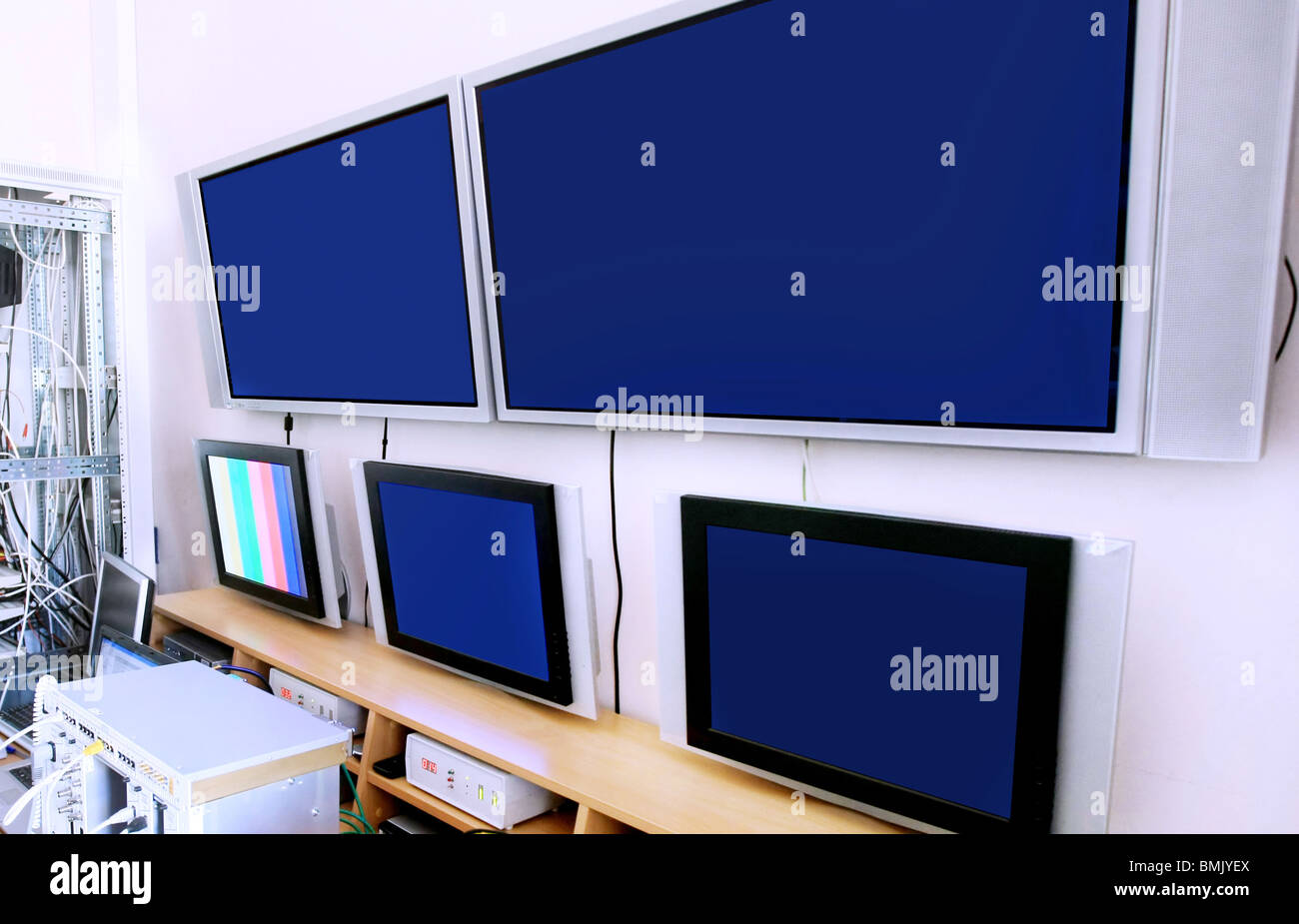 Modern control center Stock Photo Alamy