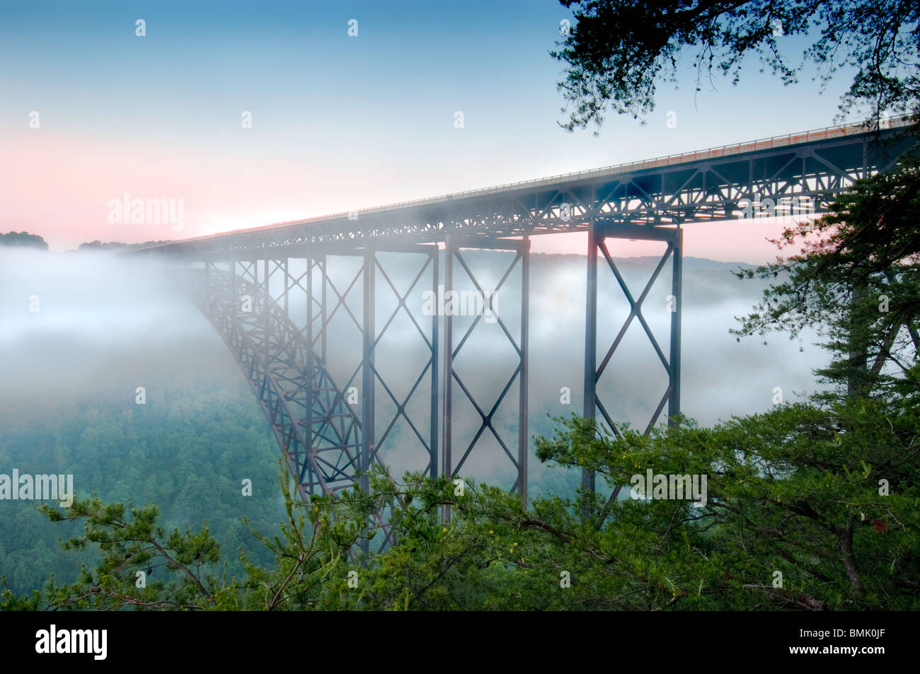 New River Bridge Stock Photo Alamy
