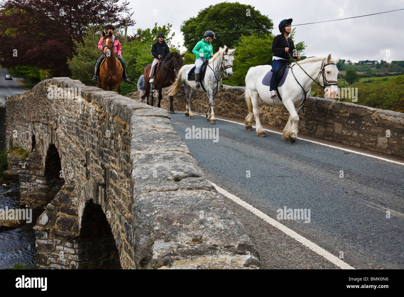 Pony trekking devon hires stock photography and images Alamy