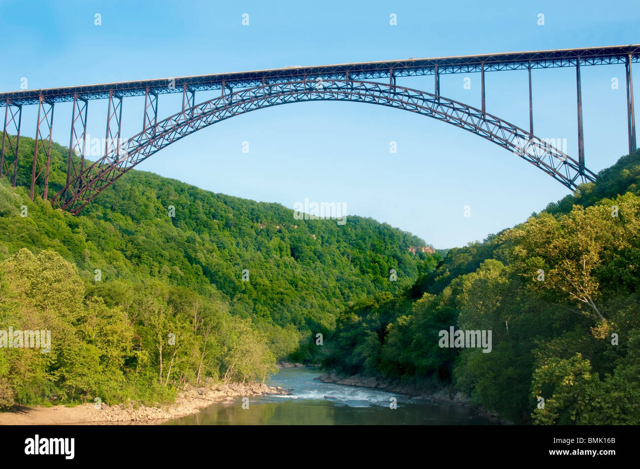 New River Bridge Stock Photo Alamy
