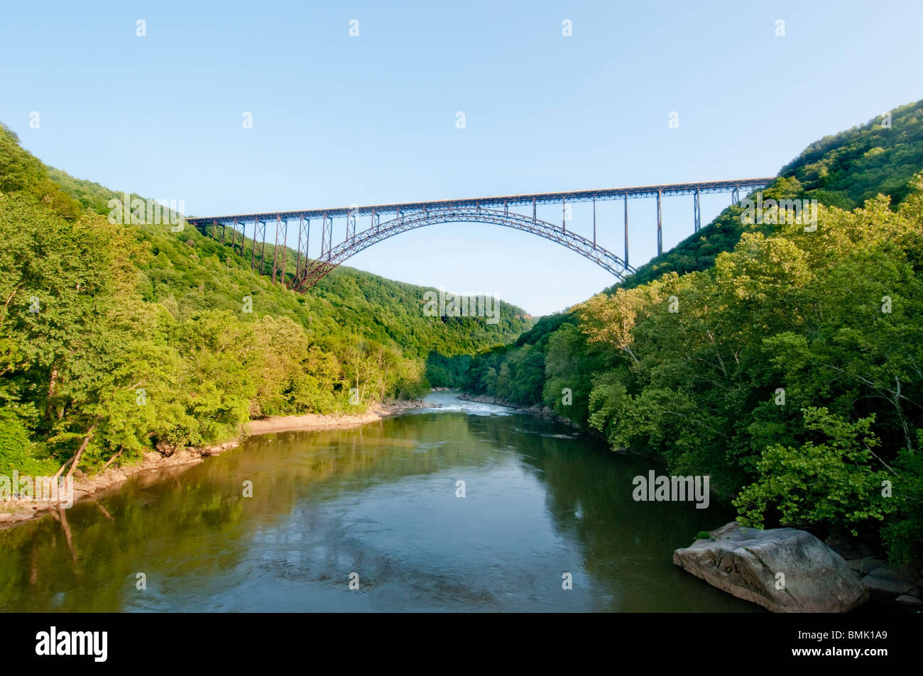 New river gorge bridge base hi-res stock photography and images - Alamy