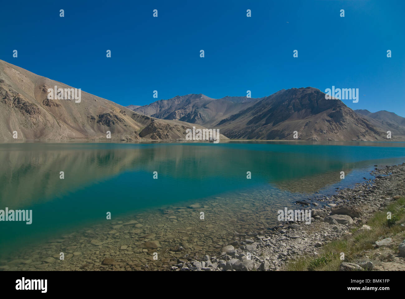 Yashil-Kul Lake, Yashil Kul, Pamirs, Tajikistan Stock Photo