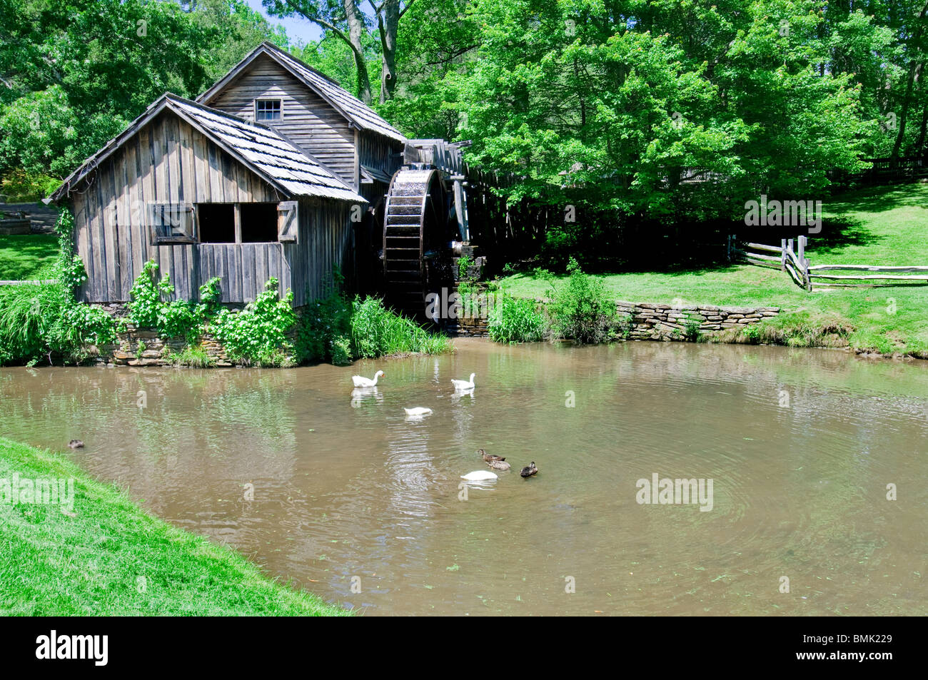 Water wheel flour mill hires stock photography and images Alamy
