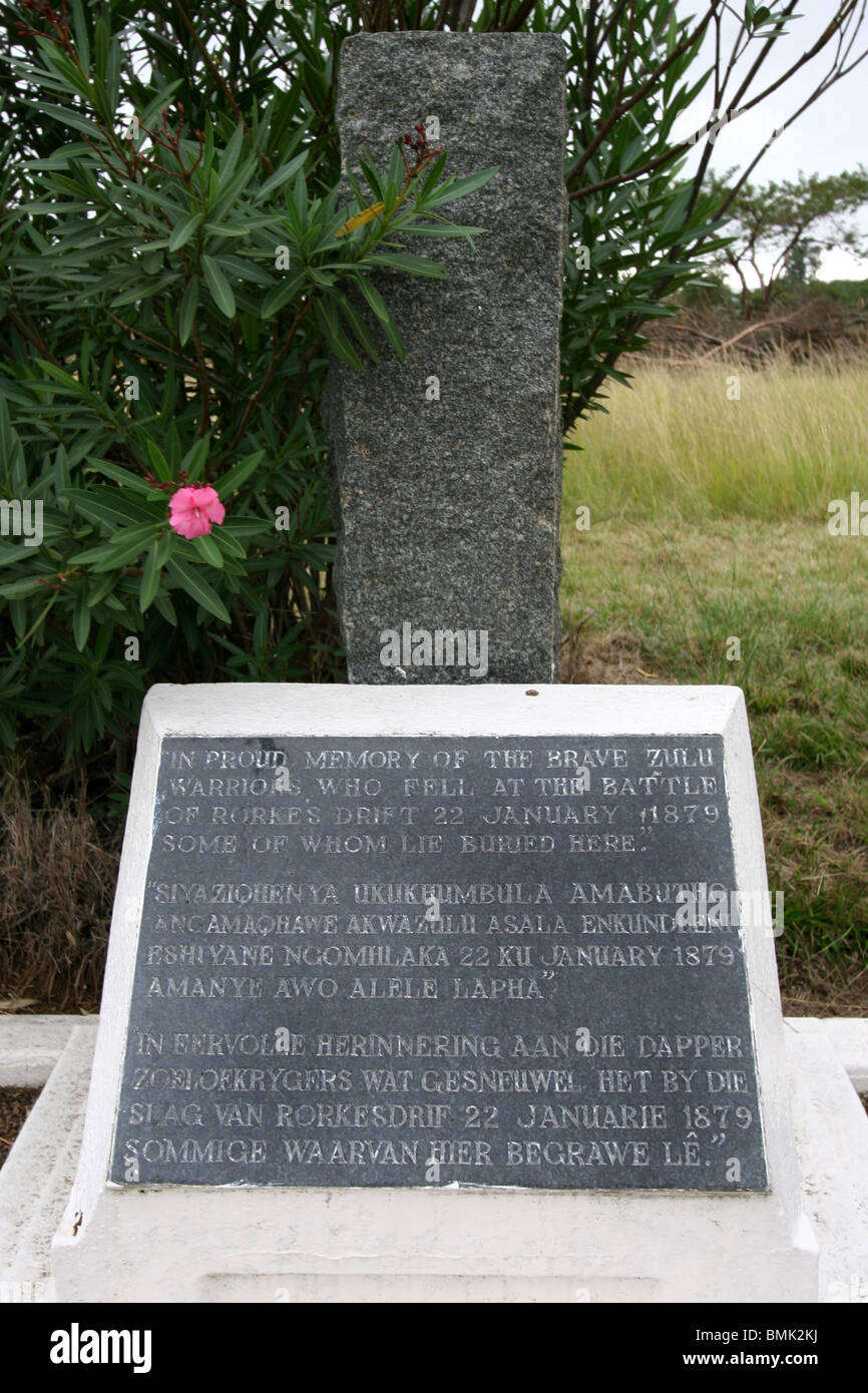 Zulu Warrior monument, Rorke's Drift, KwazuluNatal, South Africa Stock Photo Alamy