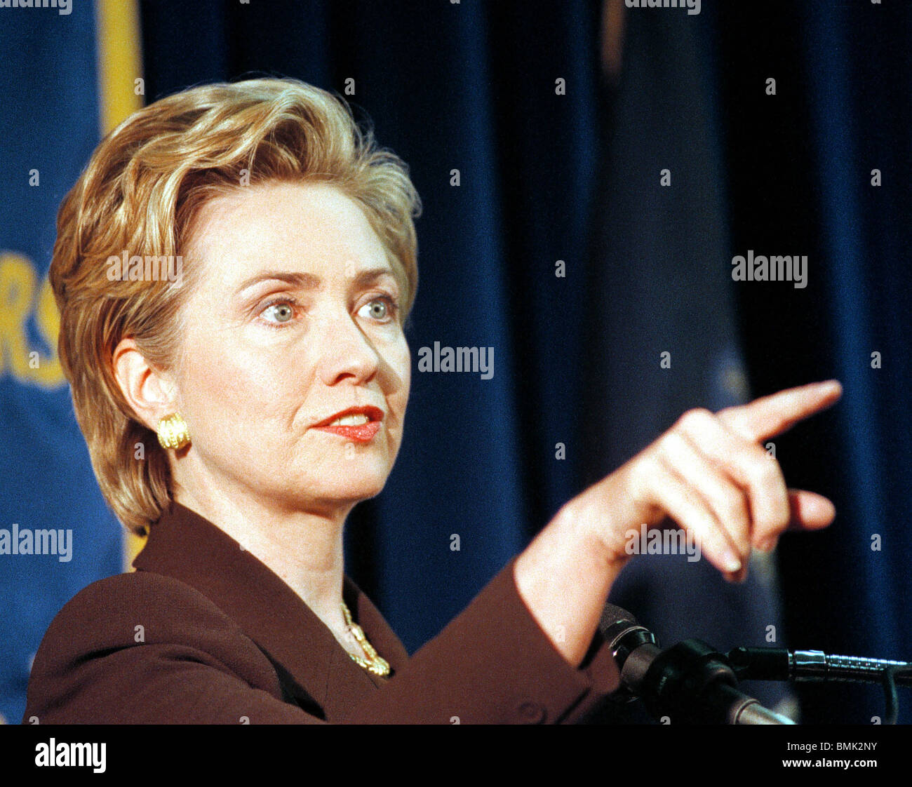 First Lady Hillary Rodham Clinton announces that she is running for