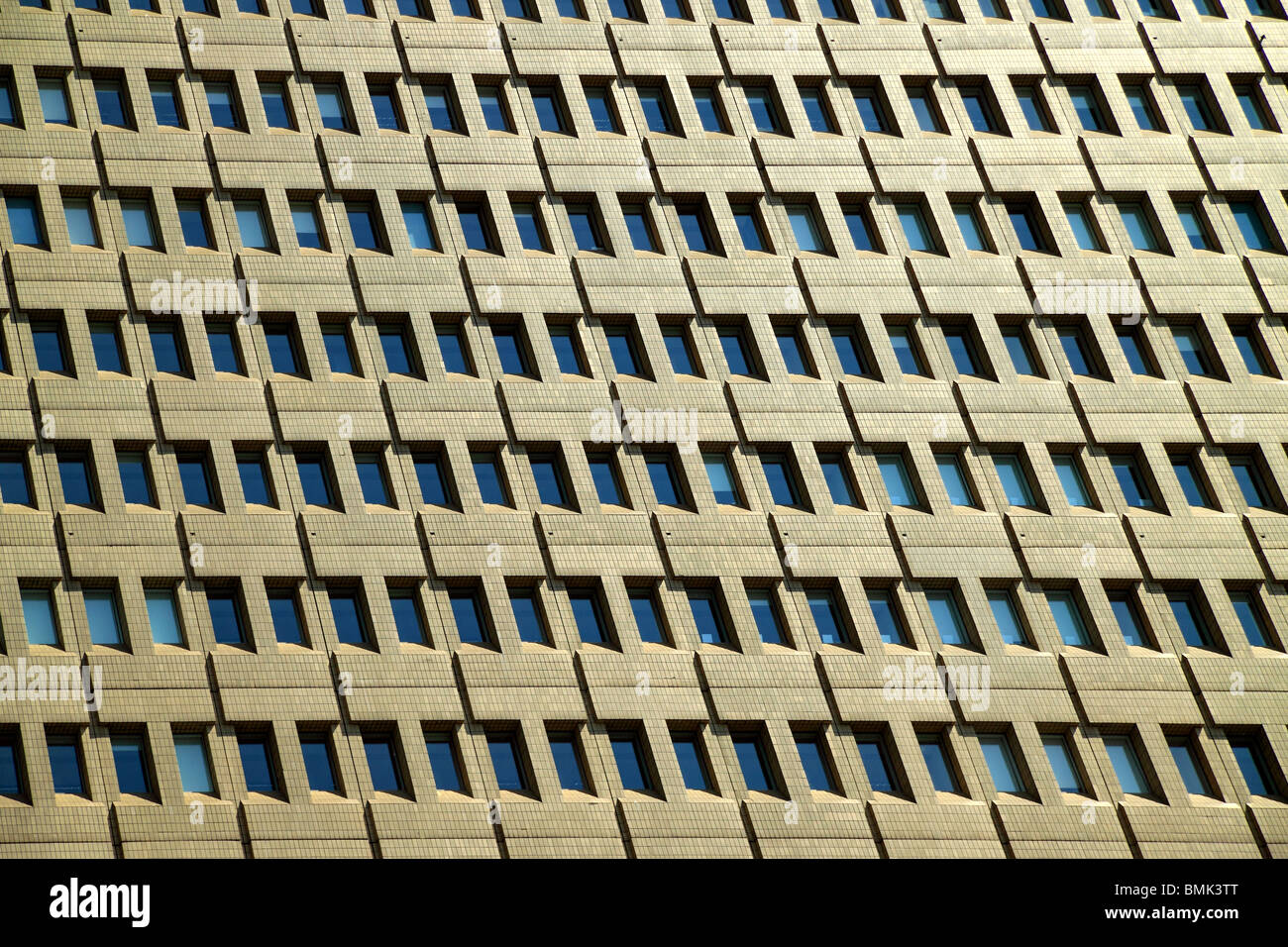 Rows of windows, The Arndale Centre, Greater Manchester, Lancashire, North-West England Stock Photo