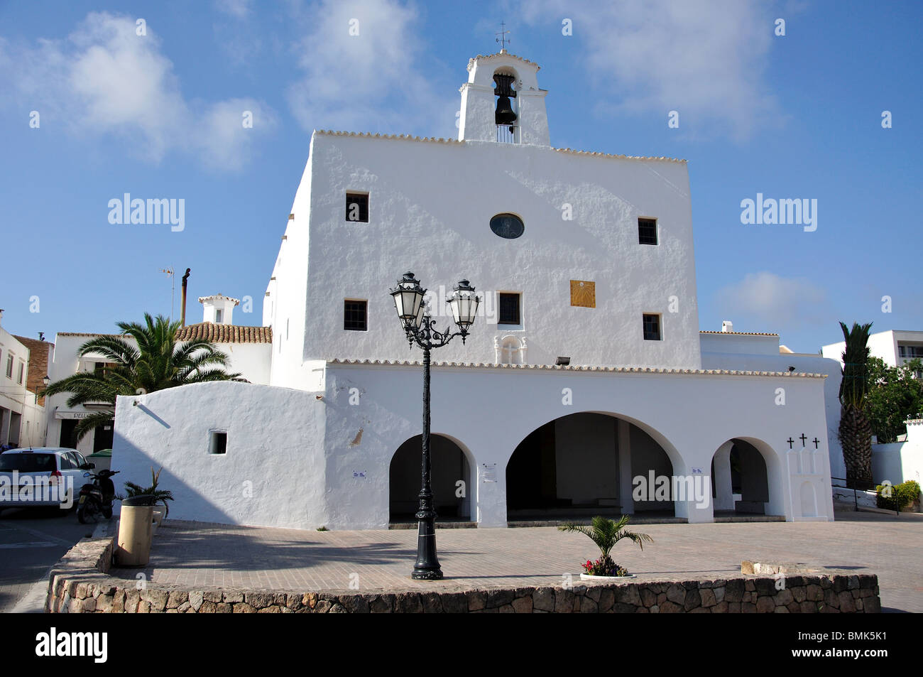 Parish church, Sant Josep de sa Talaia, Ibiza, Balearic Islands, Spain Stock Photo