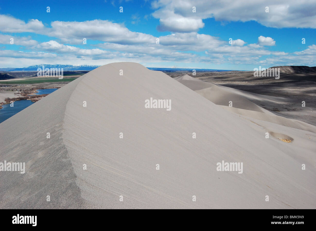 Peak of Bruneau Sand Dunes, Idaho. Tallest sand dune in the United