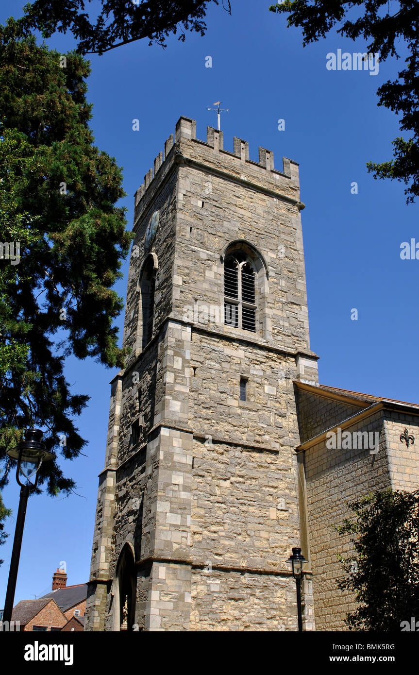 St. Mary and St. Giles Church, Stony Stratford, Buckinghamshire, England, UK Stock Photo