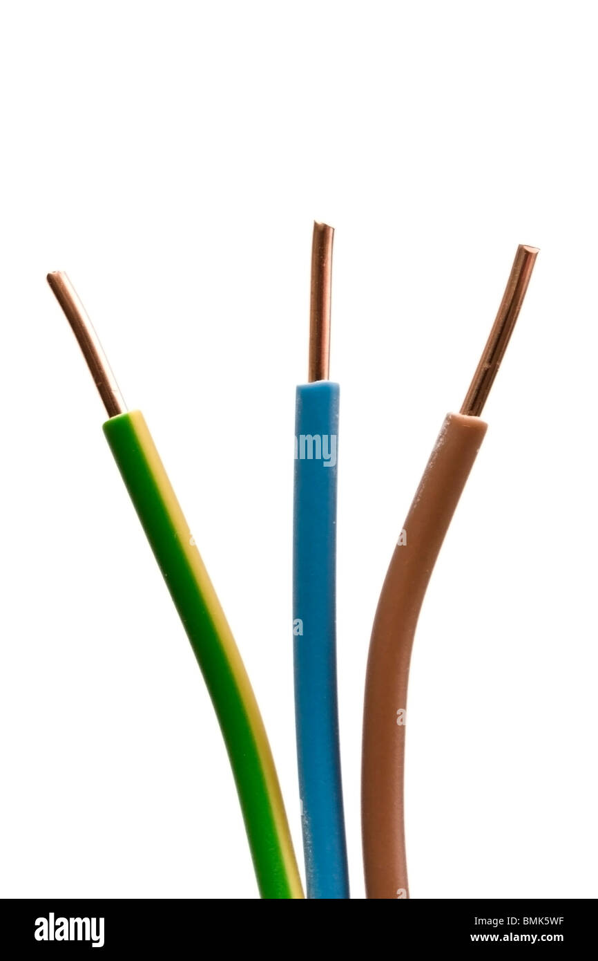 Close up of electrical wires Stock Photo Alamy
