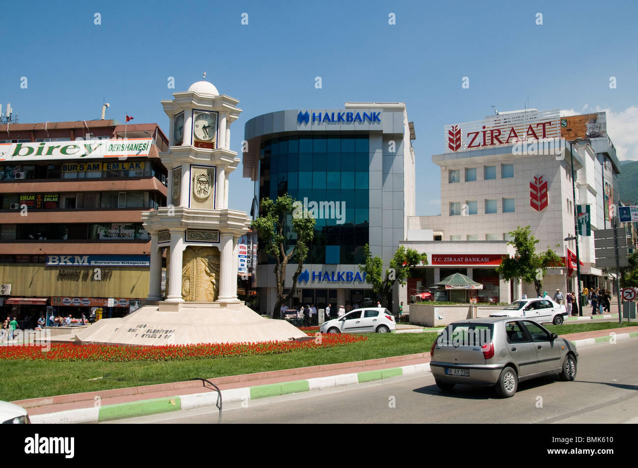 Bursa Turkey Ataturk Cad Cadessi town City Centre Anatolia Stock Photo