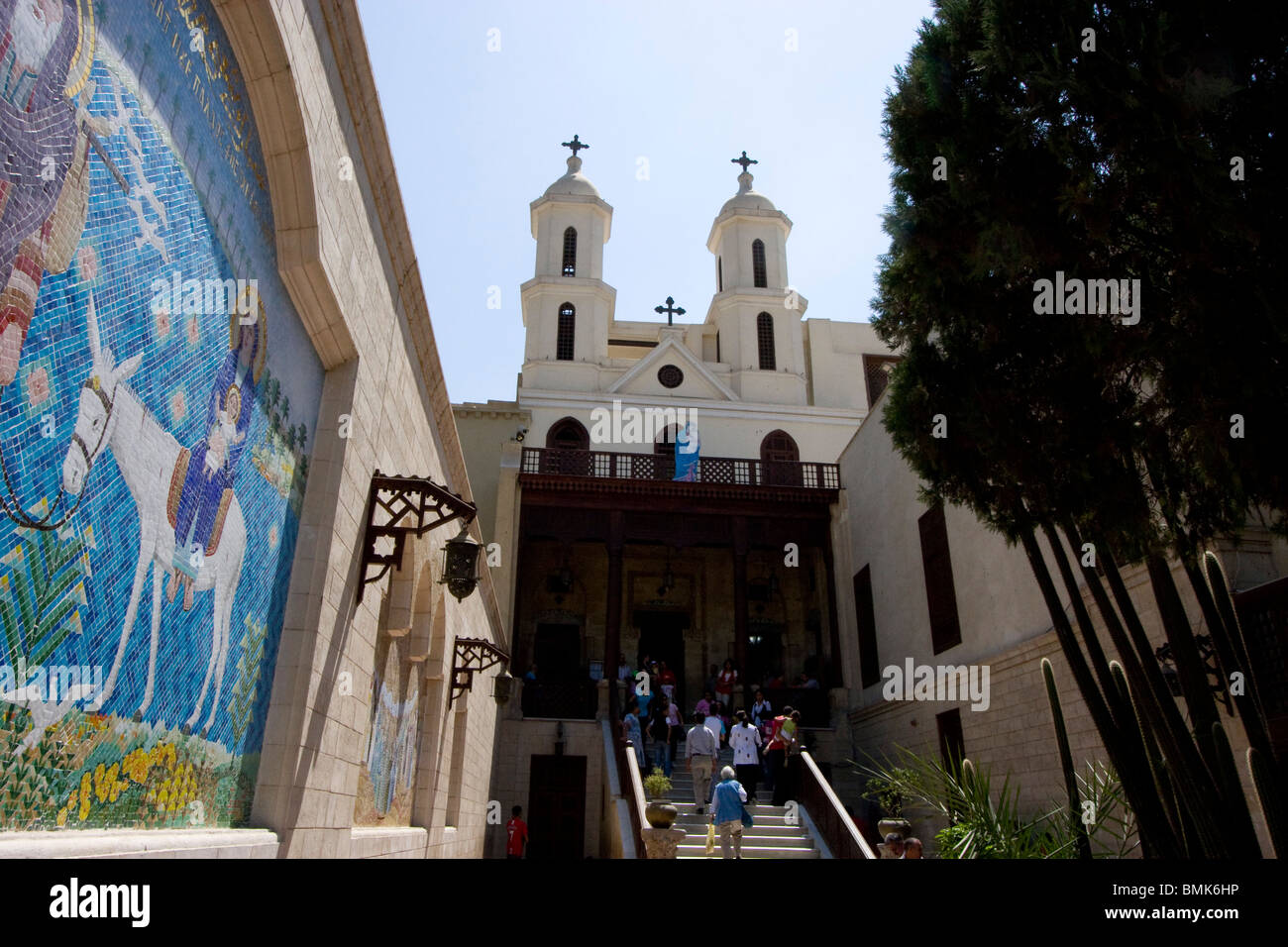 Church of the Virgin Mary or Hanging Church, Cairo, Al Qahirah, Egypt Stock Photo