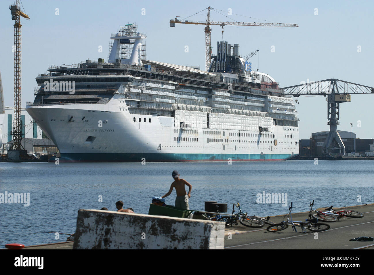 Chantiers de latlantique shipyard hi-res stock photography and images ...
