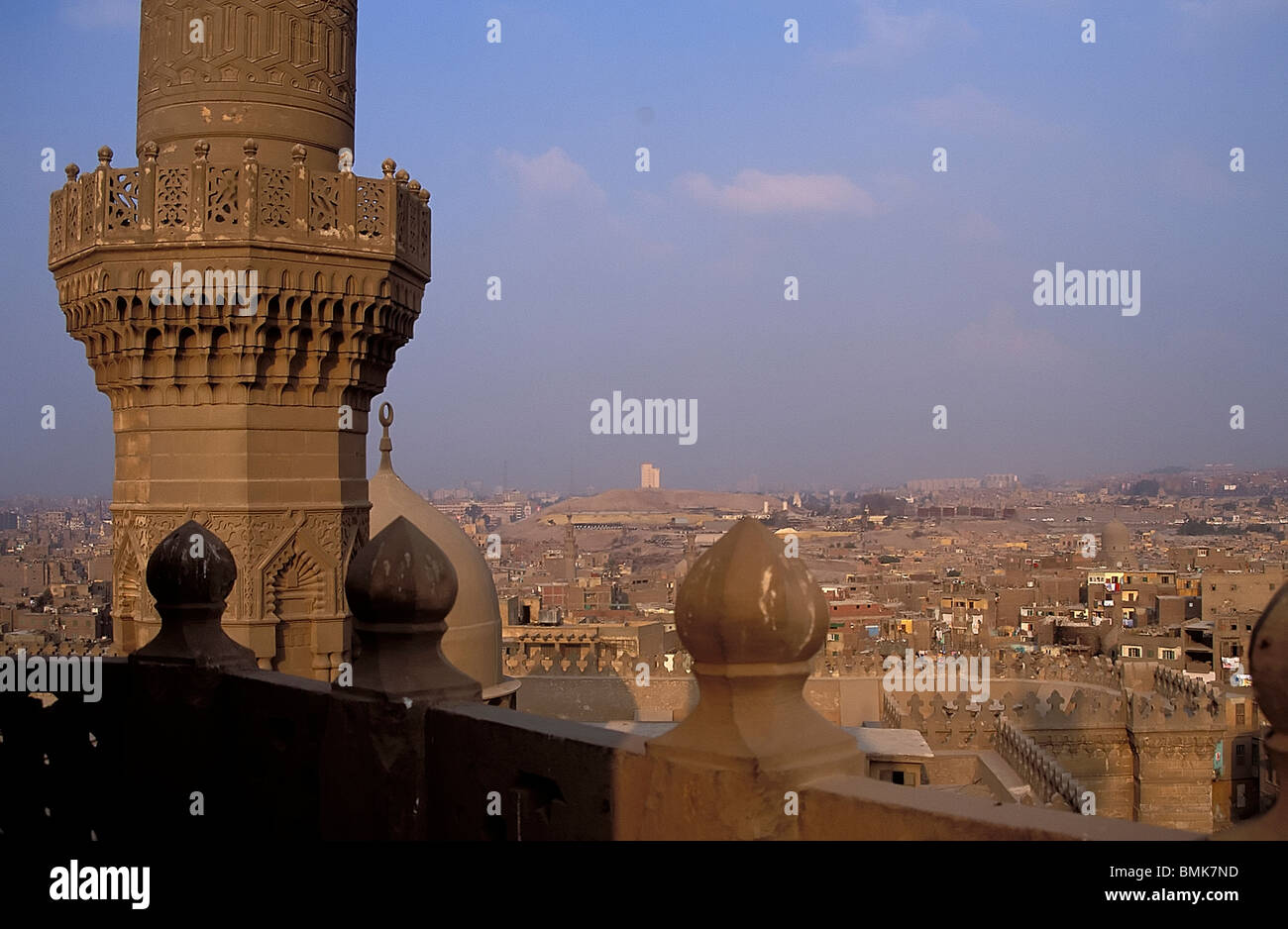 Minaret of the Al-Rifa'i Mosque, Cairo, Al Qahirah, Egypt Stock Photo
