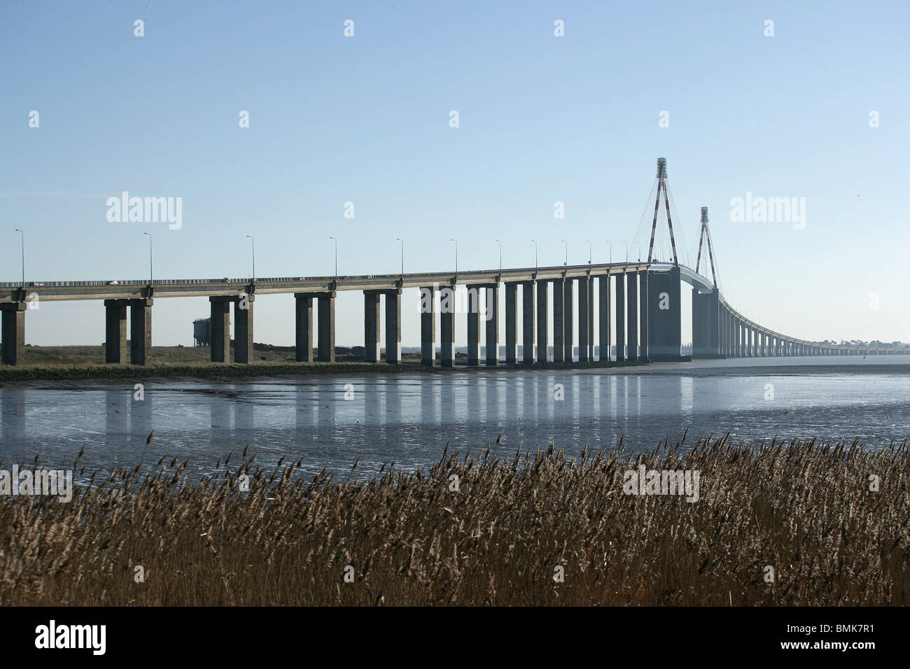 Saint-Nazaire Bridge Stock Photo