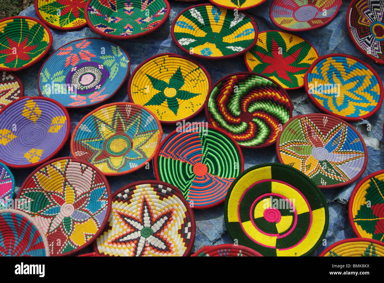 Ethiopia Tigray Region, Axum, woven baskets Stock Photo Alamy