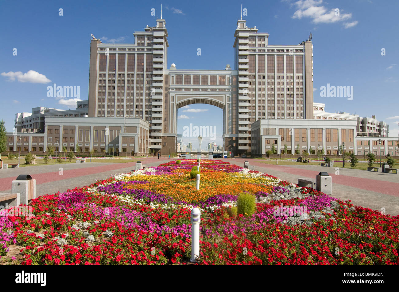 Kaz Munai Gas Building, Astana, Kazakhstan Stock Photo