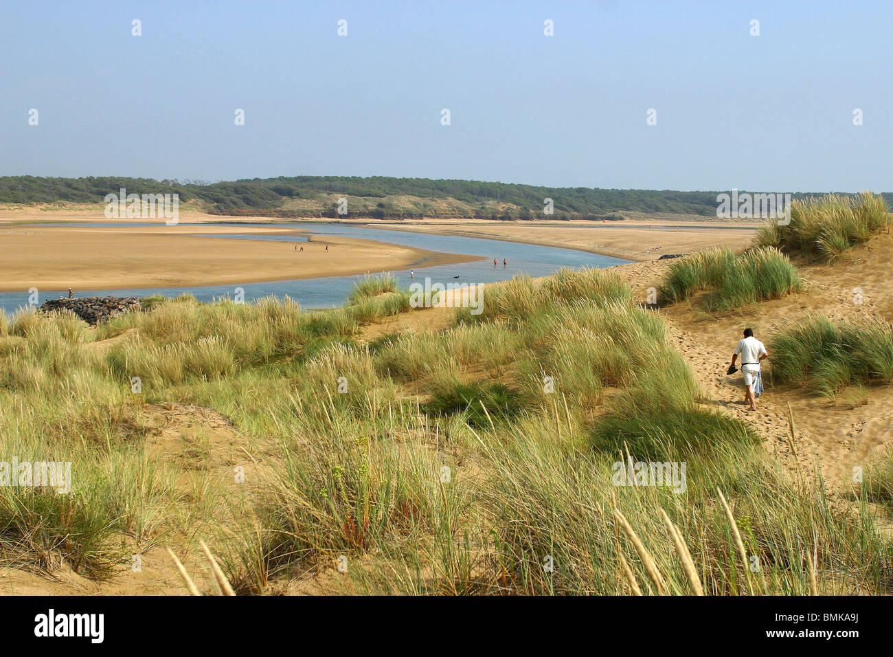 Plage du Veillon beach Stock Photo