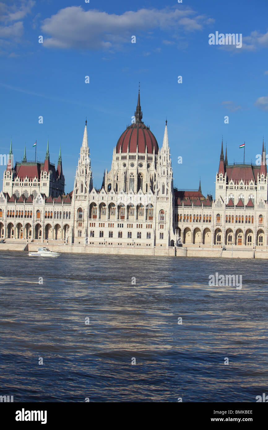 Budapest, Hungary, parliament, Duna, Danube Stock Photo