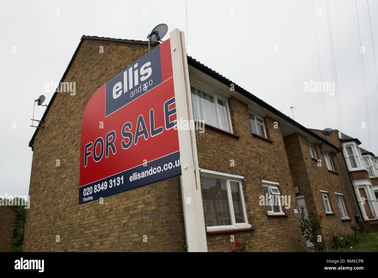 Estate Agents Sales Signs London Stock Photo Alamy