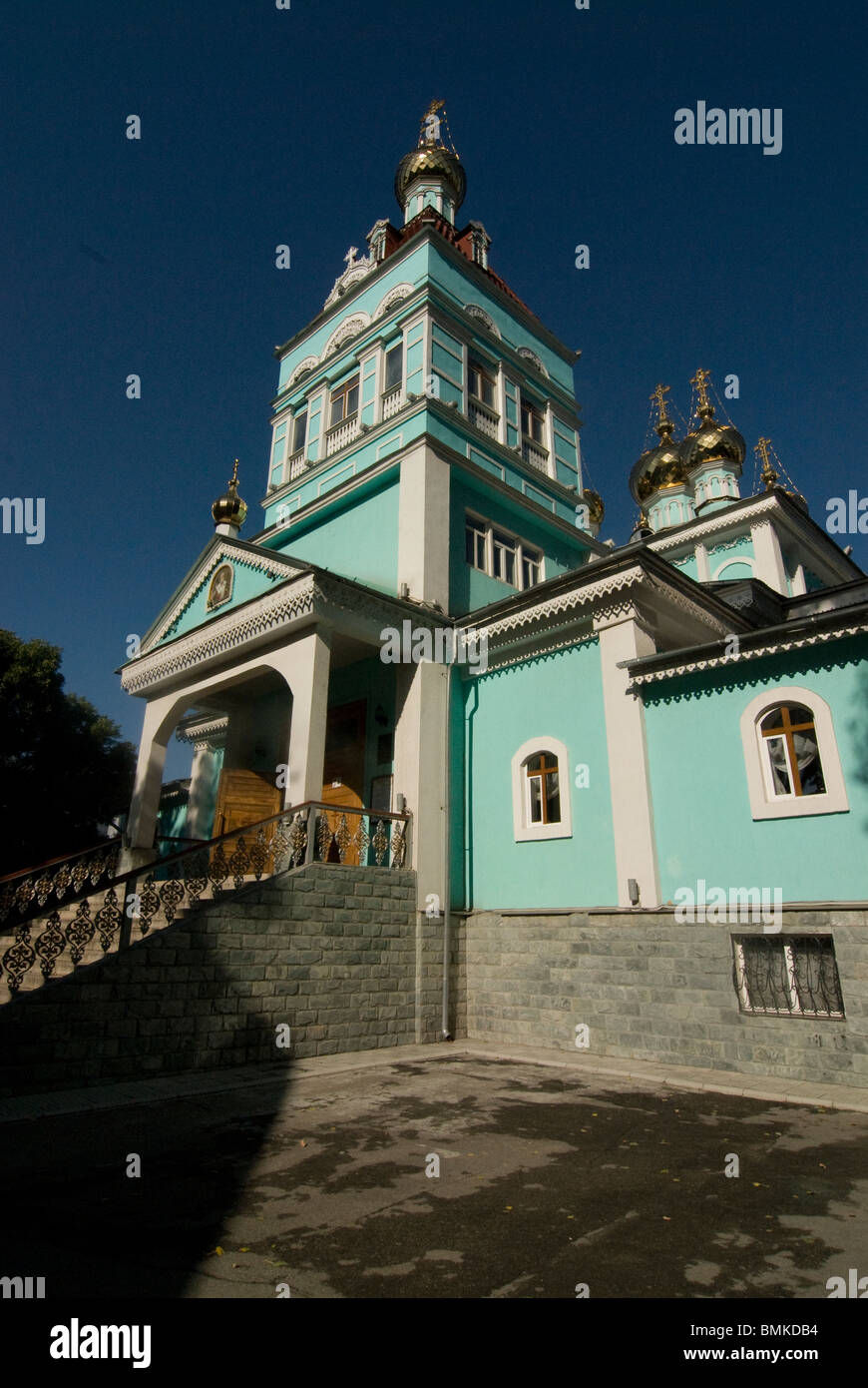St. Nicholas Cathedral, Alma Ata, Kazakhstan Stock Photo