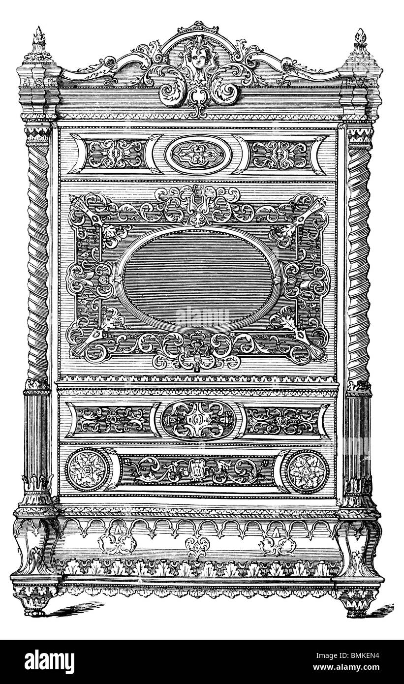 Wooden engraving Cut Out Stock Images & Pictures - Alamy