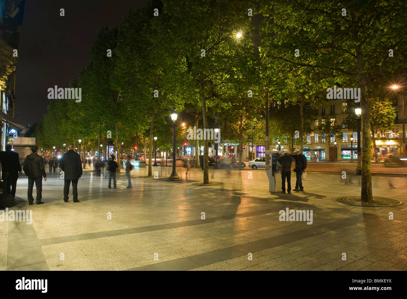 Paris, Champs-Elysees Stock Photo