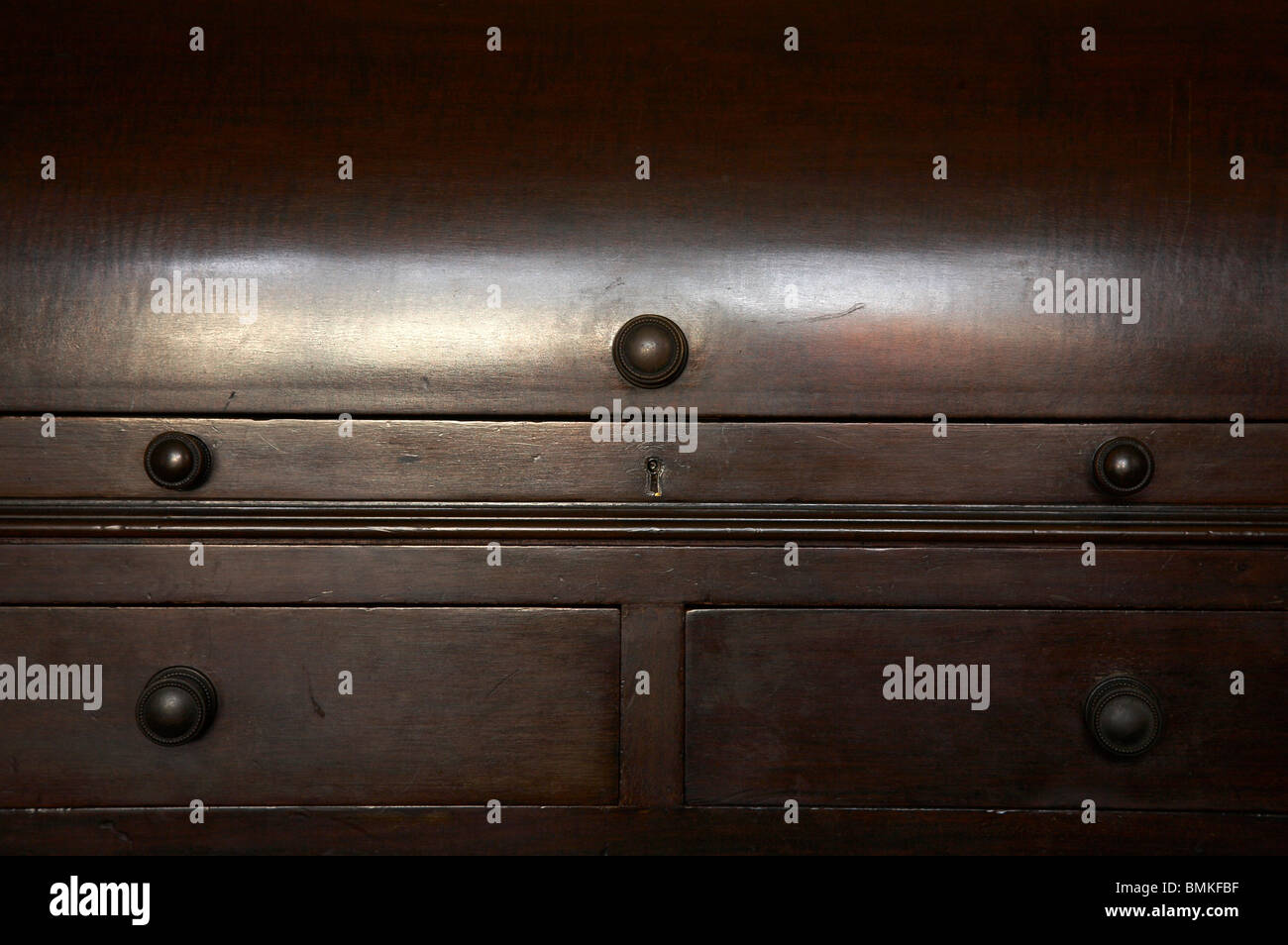 Detail of a closed writing desk Stock Photo Alamy