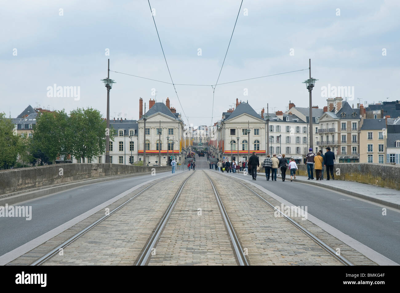 Orleans, Tramway Stock Photo