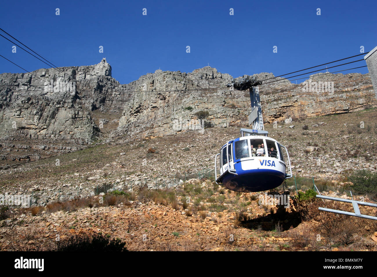 Table Mountain, Cape Town, South Africa. Stock Photo