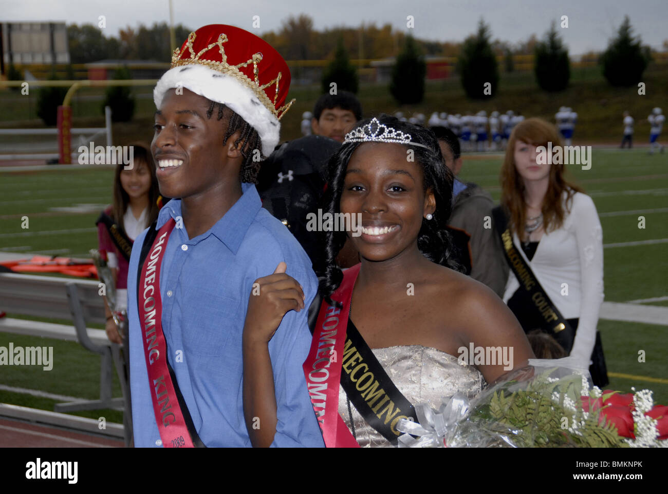 High School Homecoming King And Queen Stock Photo 29937675 Alamy