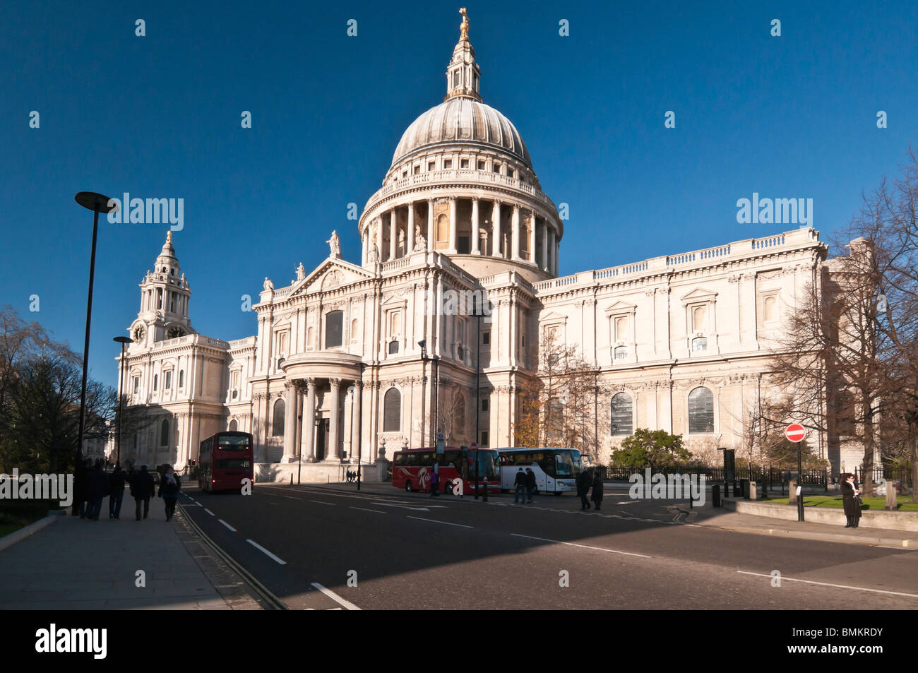 St. Paul's Cathedral from the south, London, United Kingdom Stock Photo