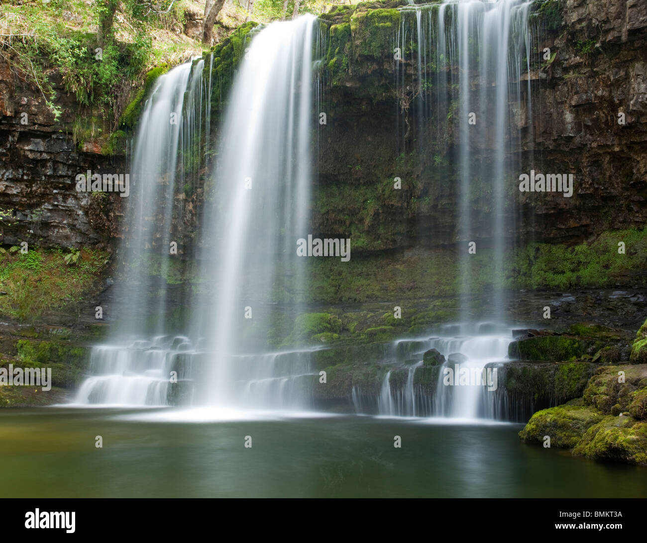 Sgwd-Yr-Eira, Brecon Beacons National Park, South Wales Stock Photo