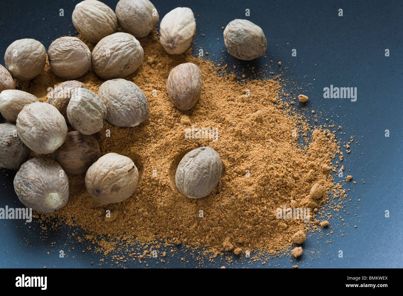 Nutmeg seeds on ground nutmeg, Close Up Stock Photo Alamy