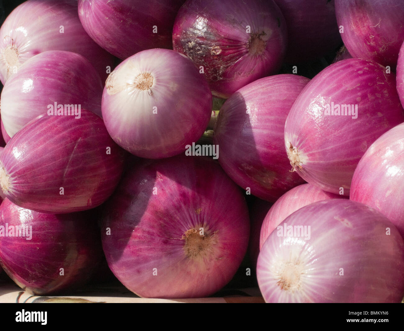 Fresh red onions hi-res stock photography and images - Alamy