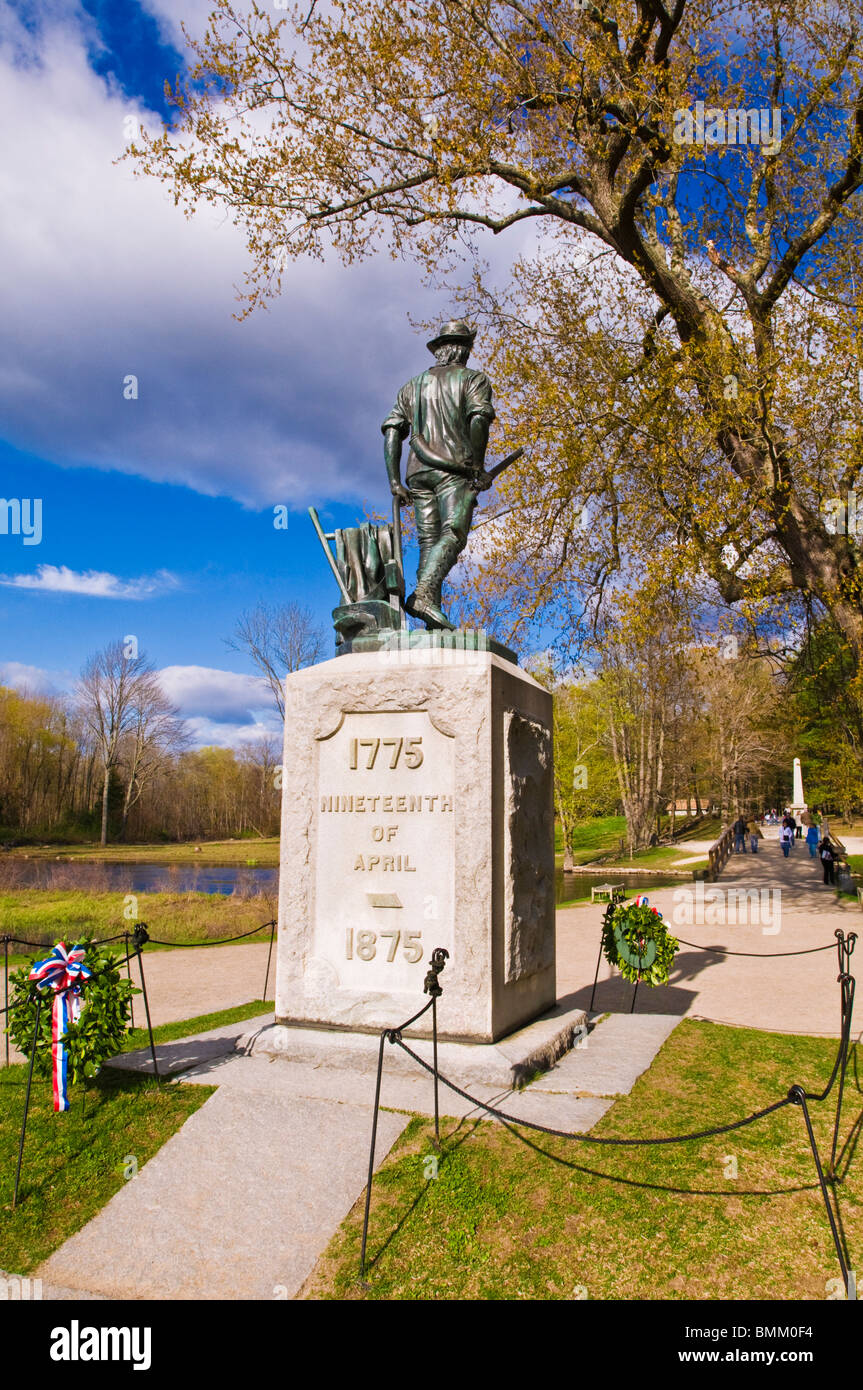 Minute Man statue at the Old North Bridge, Minute Man National Historic