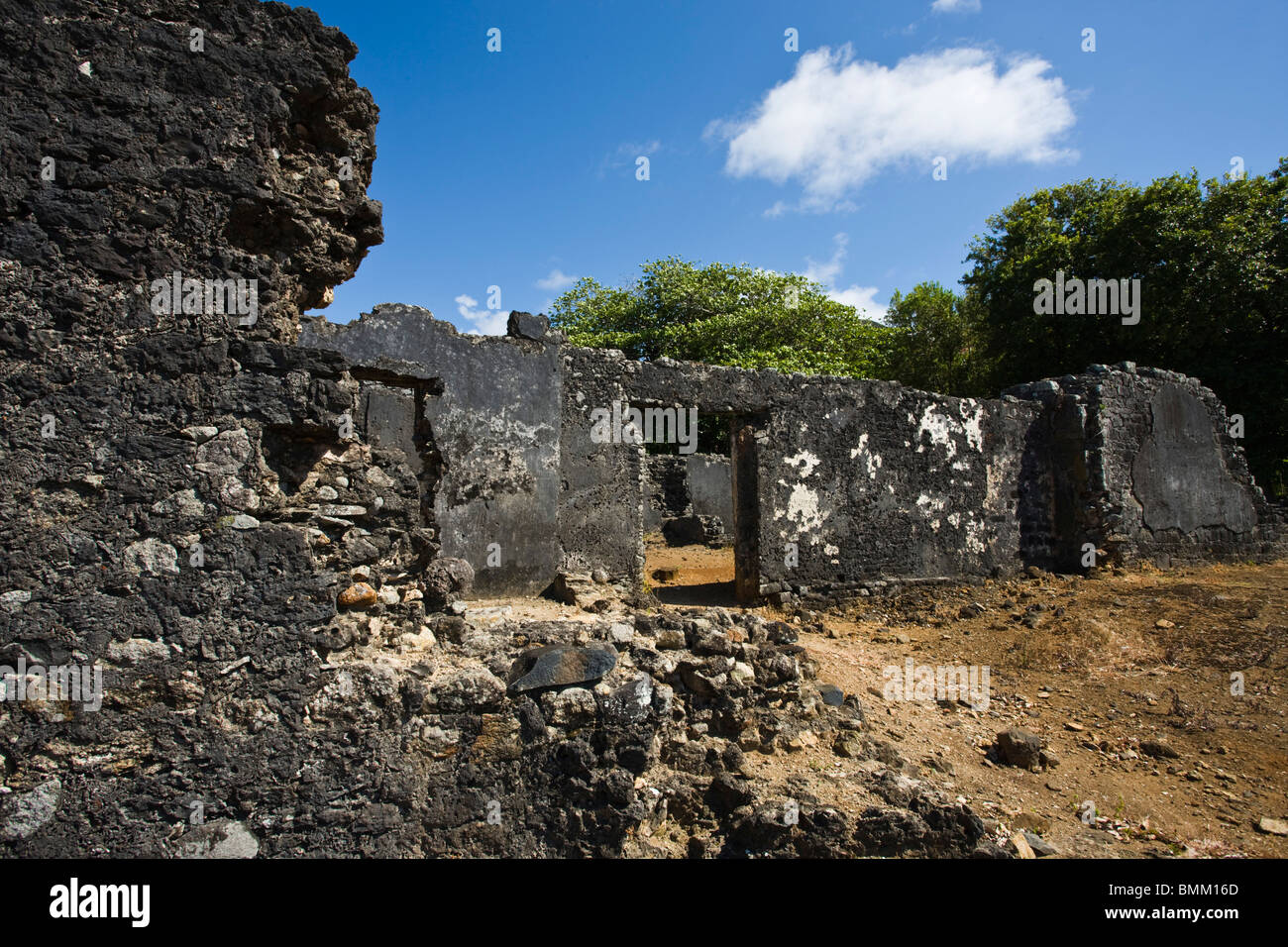 Mauritius, Southern Mauritius, Vieux Grand Port, ruins of Fort