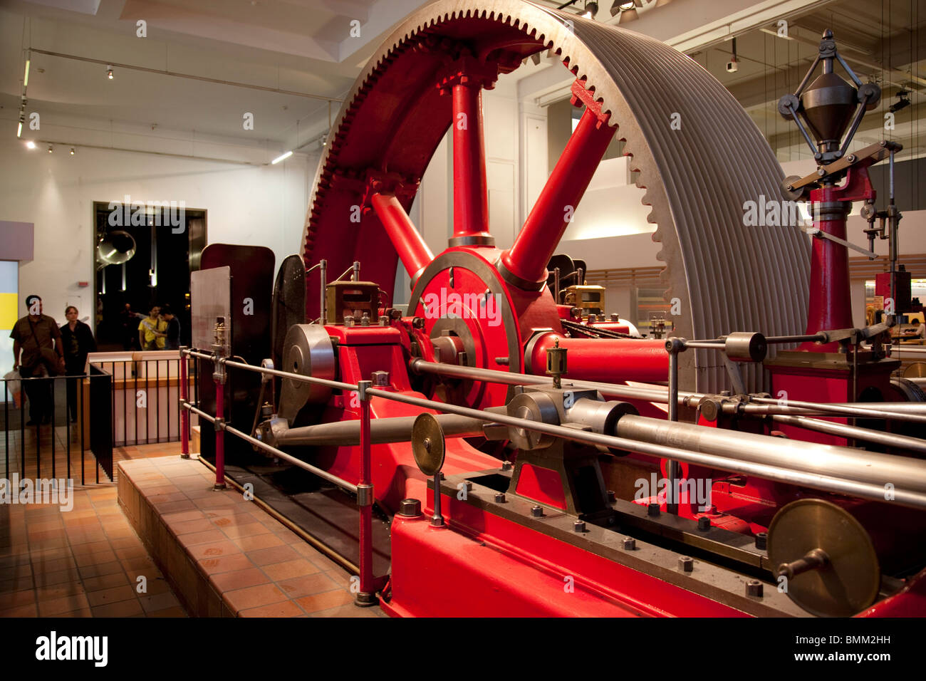 The Science Museum, London. A mill engine by the Burnley Ironworks