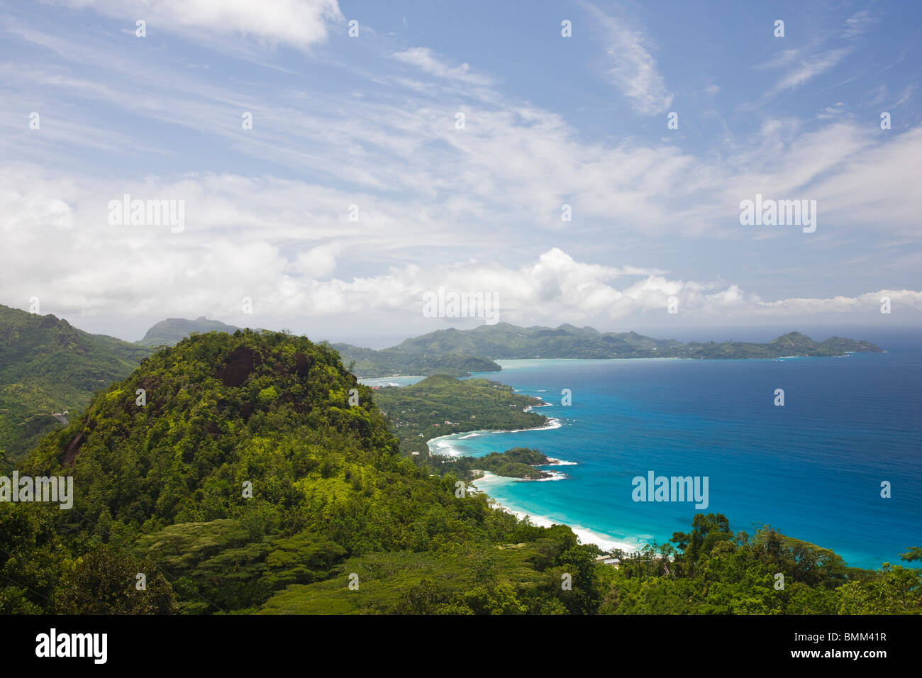 Seychelles, Mahe Island, Morne Seychellois National Park, weat coast