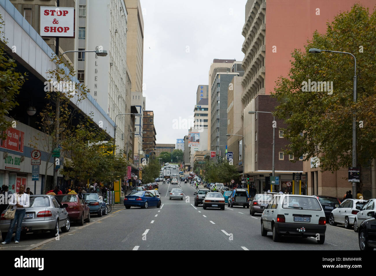 South Africa, Johannesburg. Street scene in Hillbrow Stock Photo Alamy