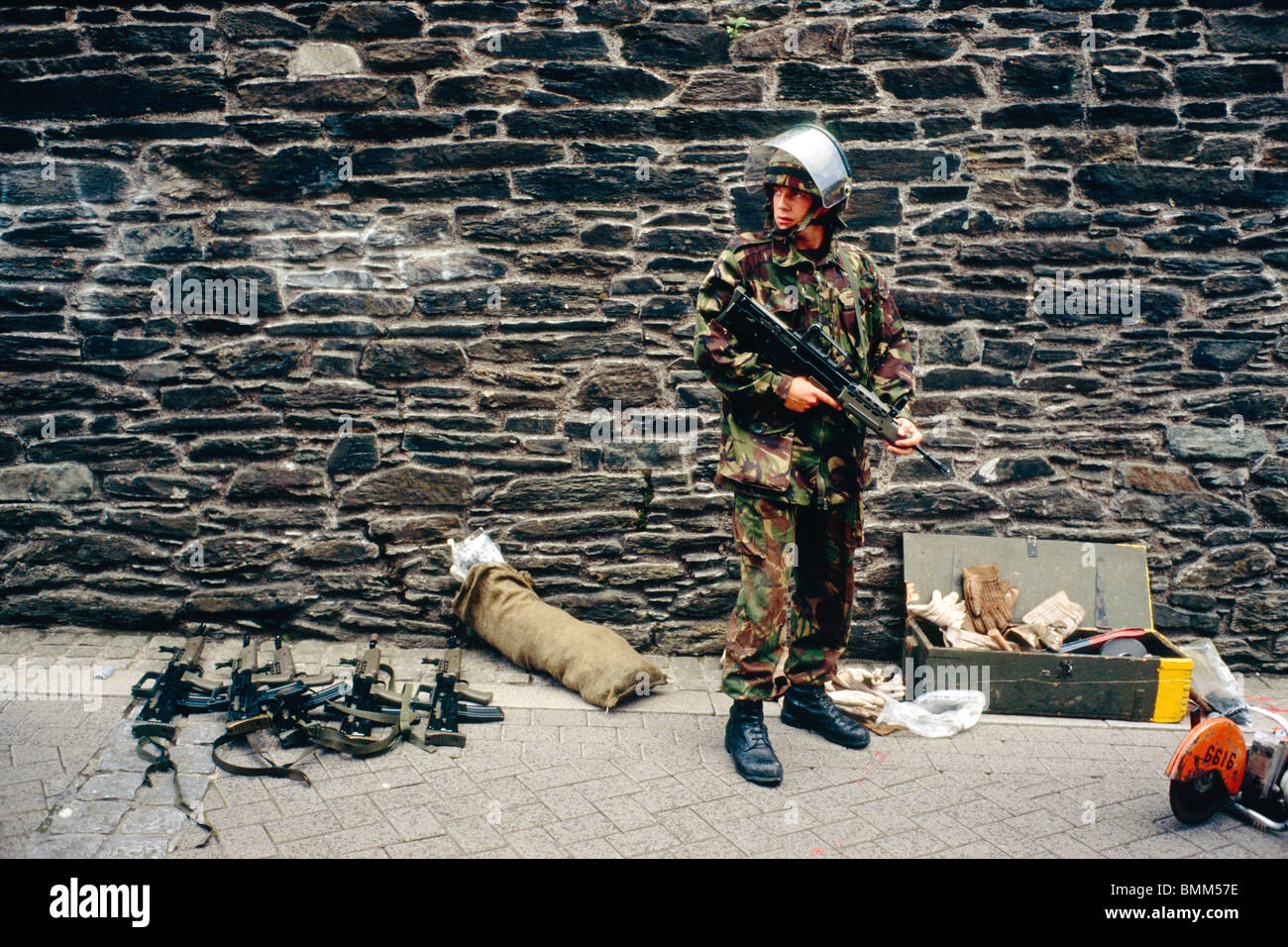 British Army in Northern Ireland Stock Photo