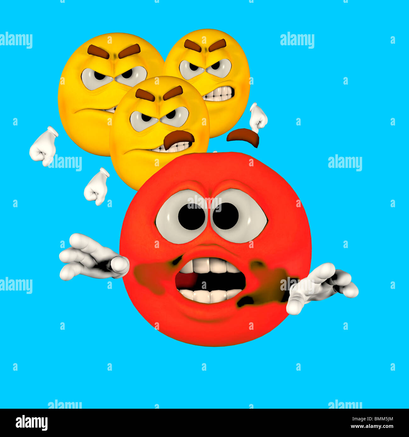 Emojis are Shocked, Tense, Scared, Amazed - a Yellow Face with an  Expression of Fear and Surprise Stock Vector - Illustration of happy,  background: 186438698