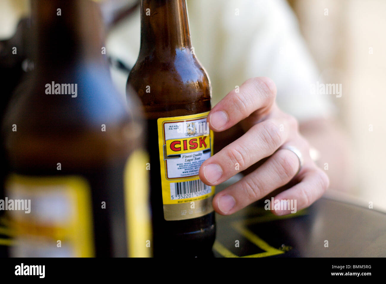 Cisk Beer in Malta Stock Photo
