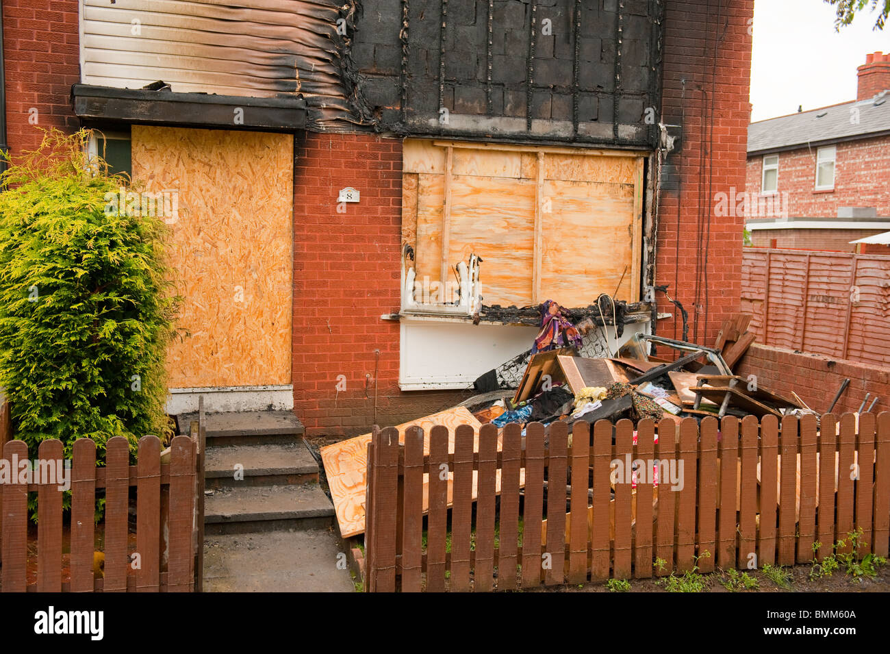 house-boarded-up-after-bedroom-fire-stock-photo-alamy