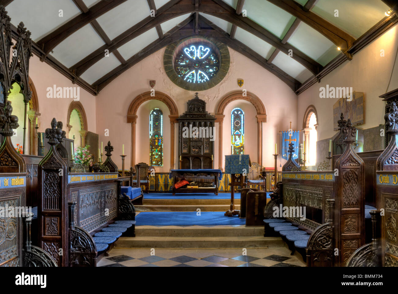 Interior of St Wilfrid's Church, Brougham, near Penrith, Cumbria