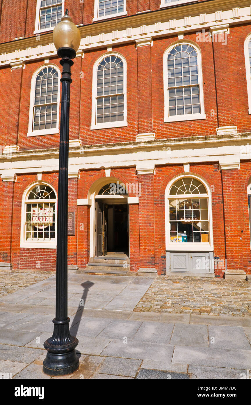 Faneuil Hall on the Freedom Trail, Boston, Massachusetts Stock Photo