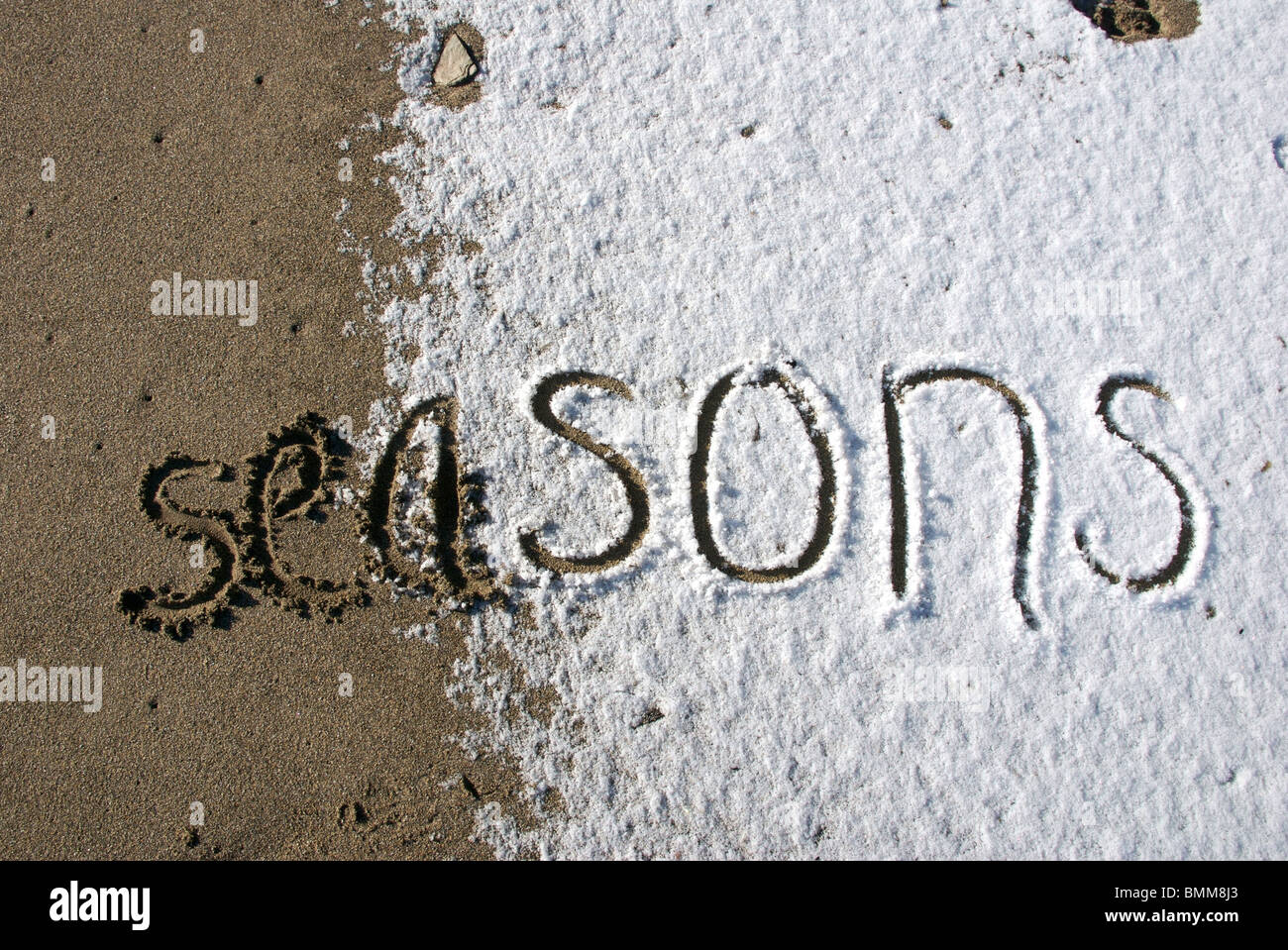 Letters Written In Snow Stock Photos & Letters Written In Snow Stock ...