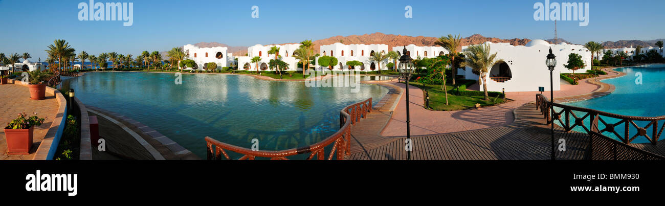 The Hilton Dahab Resort Hotel, Sinai Stock Photo